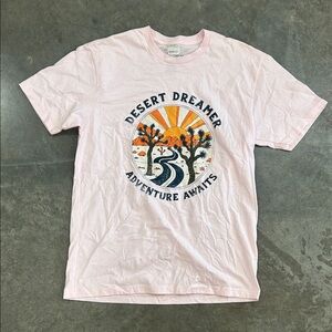 Pink Desert Dreamer Graphic T-Shirt
